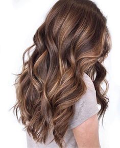 Trendy Fall Hair Color, Warm Hair Color, Hair Color Light Brown, Brown Balayage, Light Hair Color