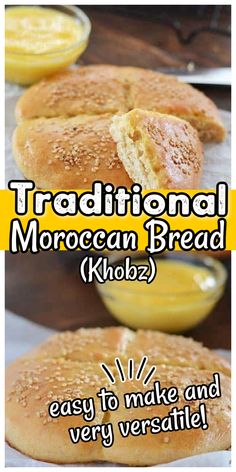 traditional moroccan bread khobz made with easy to make and very veggie