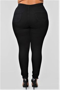 High rise & stretchy black denim Basic, Skinny fit - see size chart picture, fabric will stretch another 4 inches 2 Round back pockets Materials: 70% cotton, 19% polyester, 9% rayon, 2% spandex Black Washed Jeans, High Waist Denim, Perfect Pant, Jeans Fashion, Braids Hairstyles, Dark Wash Jeans, High Waisted Denim, Black Media, Box Braids