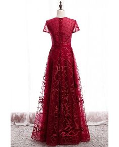 Buy modest burgundy vneck sequined formal dress with sleeves at affordable price online. Free shipping and pro custom service since 2009. Fitted Burgundy V-neck Evening Dress, Burgundy V-neck Evening Dress For Prom, Sequined V-neck Mother Of The Bride Dress For Banquet, V-neck Sequin Mother Of The Bride Dress For Banquet, Holiday Burgundy V-neck Dress, Formal Dress Modest, Formal Dress With Sleeves, Dress Modest, Formal Dresses With Sleeves