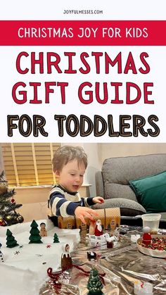 a christmas gift guide for toddlers