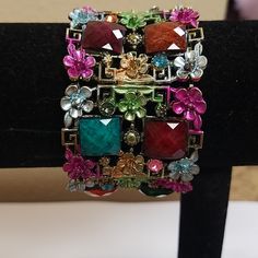 New Multi Colored Rhinestone Cuff Bracelet. Bundle Discounts Available. Reasonable Offers Welcome Jeweled Crystal Costume Bracelet, Multicolor Metal Crystal Bangle Bracelet, Elegant Multicolor Metal Cuff Bracelet, Multicolor Metal Bracelets With Rhinestones, Multicolor Metal Crystal Bracelet For Party, Multicolor Rhinestone Bangle Jewelry, Pink Rhinestone Bangle Bracelets, Pink Rhinestone Bangle Bracelet, Pink Metal Crystal Bracelet