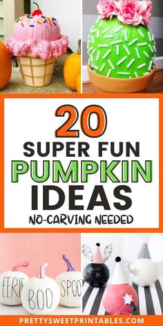 20 super fun pumpkin ideas no carving needed