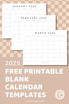 Free Printable 2025 Blank Calendar Templates (All 12 Months) free2024planner #printableplanner #printablebinder #printable. Aesthetic Planners, Iphone Calendar, Free Printable Monthly Planner, Printable Calendar Pages, Monthly Printable, Undated Monthly Planner, Free Calendar Template, Monthly Planner Template, Calendar Layout