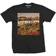 System Of A Down Toxicity Unisex T-Shirt System Of A Down Toxicity, Metal Shirts, Heavy Metal Rock, System Of A Down, Rock Tees, Band T Shirts, Tee Shirt Homme, Alternative Rock, Band Shirts