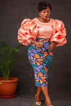 Dresses African Fashion, Stylish Naija, African Fabric Dress, Dresses African, African Print Dress Ankara, African Fashion Skirts, African Wear Dresses