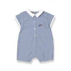 Petit Confection Style NP192 He will stay cool and stylish all day long in this adorable romper! Lots of buttons for ease and comfort, front pocket detail, and hand embroidered airplane. *100% cotton *convertible collar*snap button closure for easy diaper changes Embroidered Airplane, Gingham Romper, Convertible Collar, Stay Cool, Outdoor Outfit, Pocket Detail, Kids Wear, Snap Button, Front Pocket