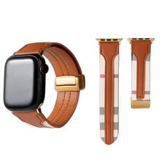 PRICES MAY VARY. 【Compatible Models】PU leather magnetic foldin buckle watch band 41mm 40mm 38mm,Suitable for 5.5 "-8.3" (140mm-210mm) wrist and compatible with Apple Watch SE2/SE/Series 8/Series 7/Series 6/Series 5/Series 4/Series 3/Series 2/Series 1. Please choose the correct size according to the dial of your applewatch Accessories before ordering this band. 【Premium Leather Material】This magnetic foldin buckle watch band is made of top-quality Leather and craftsmanship,soft to touch, comforta Apple Watch Band, Series 3, Leather Band, Apple Watch Bands, Leather Material, Watch Band, Watch Bands, Apple Watch, Pu Leather