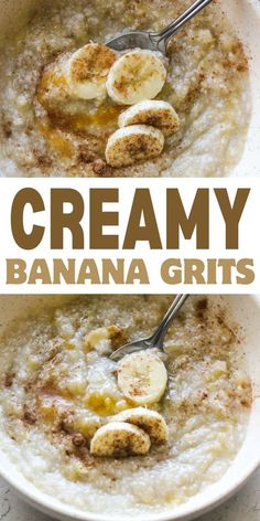 this creamy banana grits recipe is so good it's made with only 3 ingredients