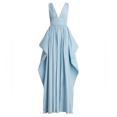 Size 6 Bcbg Max Azria Baby Blue V-Neck Gown Wedding Guest Light Blue V-neck Evening Gown, Light Blue V-neck Maxi Dress For Wedding, Light Blue V-neck Gown For Evening, Gown Wedding Guest, Bcbg Dress, Bcbg Max Azria, Max Azria, Dress Gown, Gown Wedding