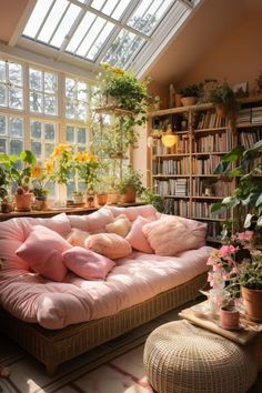 Pink Aesthetic Interior Design, Room Plants Aesthetic, Casa Vintage, Inspire Me Home Decor, Style Deco