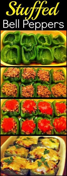 stuffed bell peppers are an easy and delicious appetizer to serve on the grill