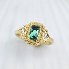 Discover paradise with this exotic ring featuring a luscious palm tree-green tourmaline, handcrafted in Treasure Gold made with shipwreck treasure and accented with sparkling diamonds. Its vintage-inspired, granulated 18K gold setting will have you dreaming of tropical island getaways. So, come on over and slip on this island escape! Completely handcrafted in my exotic 18K Treasure Gold which is made with 400 year-old sunken treasure recovered from the 1622 wreck of the Atocha in the Caribbean. Treasure Gold, Sunken Treasure, Shine Jewelry, Special Ring, Island Getaway, Tropical Island, Shipwreck, Tropical Wedding, Green Tourmaline