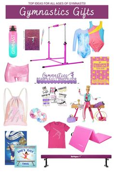 gymnastics gifts for the girl who loves to play with her gym equipment and other things