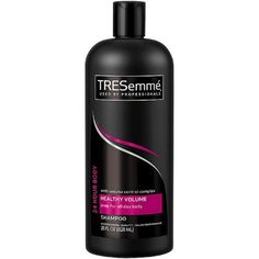 The tresemme 24 hour body shampoo and conditioner system will help maintain all day volume and bounce, making your hair manageable without leaving it weighed down. Our system, made with a unique volume control complex and silk proteins, helps keep your hair from falling flat while providing a perfect level of conditioning. Formulated to be light enough for daily use. Size: 21 oz. Shampoo Tresemme, Shampoo For Oily Hair, Tresemme Shampoo, Drugstore Shampoo, Shampoo For Damaged Hair, Getting Rid Of Dandruff, Body Shampoo, Dry Shampoo Hairstyles, Shampoo For Curly Hair