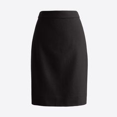 J. Crew No. 2 Pencil Skirt In Double-Serge Wool Black Size 6 Nwt Our Pencil Skirt Is Sharp, To The Point And Meticulously Seamed. Double-Serge Wool Has A Weightier Feel That's Perfect For Cooler Days. Double-Serge Wool. Back Zip. Lined. Dry Clean. Import. Item 02676. Petite Pencil Skirt, No 2 Pencil, Skirt Inspiration, Dressed To The Nines, Womens Pencil Skirts, Womens Fashion For Work, Work Wardrobe, J Crew Factory, Mom Style