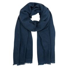 Navy Handloom Cashmere Scarf-0 Luxury Blue Wool Scarf, Scarf Flat Lays, Oversized Blue Scarf, Large Storage Baskets, Linen Kitchen Towels, Oversized Scarf, Linen Towels, Scarf Hat, Cashmere Scarf