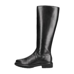 Step into style and durability with the Ecco Metropole Amsterdam Women's Tall Boots. These sophisticated black boots (Model 222023) are not only a fashion statement but are built to last, making them perfect for young adults seeking both style and longevity in their footwear. Enjoy unparalleled comfort and support throughout your day, whether you're heading to work or exploring the city. These boots are a must-have for any stylish wardrobe, blending seamlessly with any outfit. Classic Waterproof Workwear Boots, Classic Black Wide Calf Boots, Modern Black Knee-high Boots For Business, Black Knee-high Boots With Reinforced Heel For Business, Black Wide Calf Business Boots, Black Wide Calf Boots For Business, Classic Black Waterproof Boots For Business, Classic Black Boots For Workwear, Modern Black Wide Calf Boots