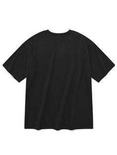 This is a casual and comfortable t-shirt that is made out of high quality cotton 100% fabric. With design detail of relaxed loose silhouette and minimal and clean logo print on the chest, it gives a casual and trendy mood.- Ribbed neckline- Logo print on the front chest- Tentar and tumble washed fabric- Woven label detail on the hem and cuff Casual Solid T-shirt With Graphic Print, Oversized Plain T-shirt For Streetwear, Plain Cotton T-shirt For Streetwear, Trendy Solid T-shirt With Graphic Print, Oversized Solid Color Graphic Tee, Solid Color Graphic Tee With Text Print, Trendy Solid T-shirt With Letter Print, Trendy Solid Color T-shirt With Letter Print, Minimalist Graphic Print T-shirt With Short Sleeves