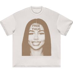 Free Thug Graphic T-Shirt Fast Shipping $25 Lowest I Can Do Custom Deadstock Hit Me With Questions Free Thug, Fashion Shirts, Clothing Pieces, Green Fits, Fashion White, Swag Outfits, White Tee, Fast Fashion, School Outfits