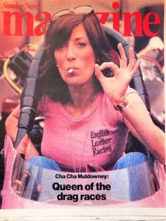 a magazine cover with a woman talking on the phone