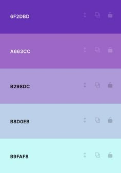 the font and numbers on this color scheme are different colors, but they appear to be purple