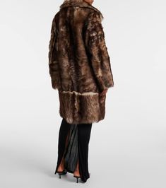 Find NOUR HAMMOUR Evita Shearling Coat on Editorialist. Material: 100% shearling. Care instructions: specialist clean. Made in Turkey. Designer color name: Tundra. Elegant Mink Shearling Fur Coat, Luxury Mink Shearling Fur Coat, Designer Sheepskin Fur Coat With Faux Fur Lining, Designer Sheepskin Fur Coat, Luxury Shearling Fur Coat With Faux Fur Trim, Luxury Brown Fur Coat, Short Coat Style, Brown Coat Women, Brown Faux Fur Coat