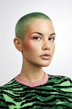 Color Buzzcut, Colorful Buzzcut, Buzzcut Colored Hair, Colored Buzzcut, Buzz Haircut, Hair Colors To Try, Lemon Hair, Buzzed Hair, Shaved Hair Designs