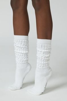 Our favorite slouchy socks from iets frans... in a super-soft knit. Crew length with that good slouch in a ribbed knit. Get them only at UO. Features iets frans... slouch crew socks Essential slouch socks UO exclusive Content + Care 75% Cotton, 23% nylon, 2% spandex Machine wash Imported Size + Fit Crew sock length Fits US women’s shoe size 6–10 | iets frans... Slouch Crew Sock in White, Women's at Urban Outfitters White Crew Socks Outfit, Crew Socks Outfit, Lacy Socks, Slouchy Socks, Socks Outfit, Slouch Socks, Sock Outfits, Ballet Fashion, Crew Sock