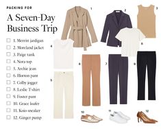 What To Pack For A Business Conference, Capsule Wardrobe Business Trip, Pack For Business Trip Woman, 5 Day Work Trip Packing List, Summer Business Travel Outfits, 5 Day Business Trip Outfits, Panama Outfits