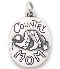 From James Avery&#x2C; the Country Mom Charm features:Sterling silverApprox. 0.75" L x 0.62" WCrafted in America using the world's finest materials. James Avery Mom Charm, James Avery Halloween Charms, James Avery Theme Bracelet, James Avery Valentines Charms, James Avery Dog Charm, Pandora Bracelet Charms Ideas, James Avery, Bracelet Charms, Pandora Bracelet Charms