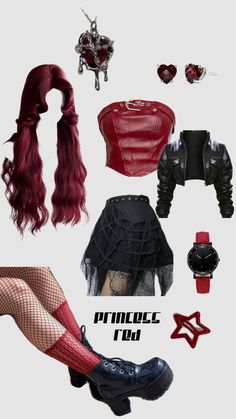 a collage of different types of clothing and accessories including boots, gloves, stockings, socks