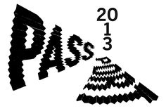 a black and white poster with the numbers 2013 - 2013 on it's side