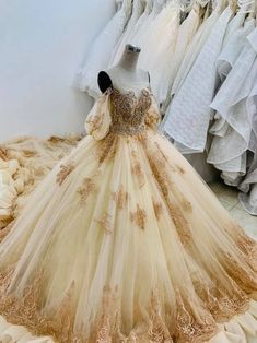 Beauty And The Beast Wedding Dresses, Princess Bride Wedding, Fairy Tail Wedding, Golden Princess, Prom Dress Ball Gown, Beauty And Beast Wedding, Lace Princess Wedding Dresses, Princess Bridal Gown, Dress Ball Gown