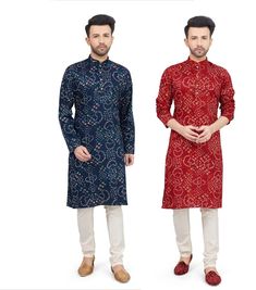 Men's Printed Kurta set, bottom is Included as well. We have matching kids kurtas with same prints. This can be Father & Son matching combo set. Please see below links for kids matching sets. FOR FATHER & SON COMBO LINK : https://www.etsy.com/listing/1398711868/boys-bandhani-kurta-setboys-dhoti?click_key=a153033c083850e30d205a7e9054c016dabc6204%3A1398711868&click_sum=c0f2e78b&ref=shop_home_active_27&frs=1&crt=1&sts=1 Sizes are standard. For  detailed measurements please message us.  Item description: Printed kurta  Bottom included Shoes/ Mojaris from picture not included. Festive Straight Kurta With Kalamkari Print, Long Sleeve Kurta With Bandhani Print For Festivals, Traditional Festive Kurta With Bandhani Print, Long Sleeve Bandhani Print Kurta For Festivals, Festive Kalamkari Print Kurta With Traditional Drape, Traditional Festive Bandhani Print Kurta, Festive Bandhani Print Kurta For Eid, Festive Kalamkari Print Kurta For Diwali, Long Sleeve Bandhani Print Traditional Wear For Diwali