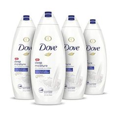 Brand: DoveColor: WhiteFeatures: DOVE BODY WASH: Transform dry skin instantly with the Dove Deep Moisture Body Wash made with skin-natural ingredients that lock in moisture for 24 hours. MOISTURIZING BODY WASH: Each hydrating body wash in a mess-free squeeze bottle, made from 100% recycled plastic, effectively cleanses while nourishing the skin’s protective barrier. #1 DERMATOLOGIST-RECOMMENDED BODY WASH: Dove Deep Moisture Body Wash, sulfate and paraben free, formulated with Renewing MicroMoist Dove Deep Moisture, Dry Skin Body Wash, Body Wash For Dry Skin, Sulfate Free Body Wash, Sensitive Skin Body Wash, Best Body Wash, Foaming Body Wash, Dove Body Wash, Christie Brinkley