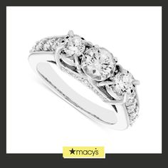 in stock Macy's Wedding Diamond Ring With Accents, Macy's Brilliant Cut Diamond Ring For Anniversary, Macy's Diamond White Promise Ring, Macy's White Brilliant Cut Diamond Ring, Macy's Brilliant Cut Diamond White Diamond Ring, Macy's Wedding Diamond Ring, Macy's White Diamond Anniversary Ring, Macy's Anniversary Diamond Ring In Diamond White, Macy's White Gold Diamond Ring For Anniversary