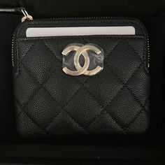 This Chanel Coin Bag Is A Steal. Never Been Used Before With Box, Ribbon And Tags. Designer Bag With Interior Card Slots, Designer Evening Bag With Interior Card Slots, Designer Black Clutch With Rectangular Case, Designer Black Clutch In Rectangular Case, Designer Black Rectangular Clutch, Designer Compact Bags For Gifts, Designer Compact Gift Bags, Compact Designer Bags For Gifts, Compact Designer Gift Bags