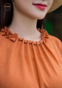 Turtle Neck Dresses, Pola Blus, Churidar Neck Designs, Beautiful Neck, Neck Designs For Suits, Fashion Design Patterns, Simple Blouse Designs, Kurta Neck Design