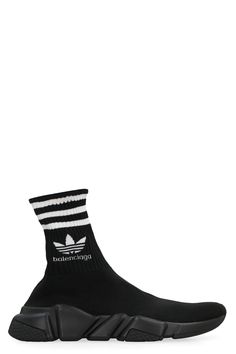 1009 BALENCIAGA SPEED ​​SNEAKERS Balenciaga X Adidas, Unique Socks, Balenciaga Speed, Sock Sneakers, Balenciaga Logo, Adidas Trefoil, Balenciaga Mens, Sneaker Games, Designer Socks