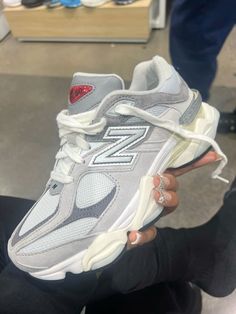 New Balance 9060's Grey, Trendy shoes, Chunky Sneaker, Sporty Fashion Zapatillas New Balance, New Balance 9060, Basketball Drills, Sport Shoes Women