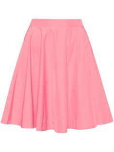 bubblegum pink recycled polyester blend high waist voluminous flared skirt two side welt pockets thigh-length straight hem full lining concealed rear hook and zip fastening Flared Mini Skirt, Upcycled Materials, Bubblegum Pink, Flared Skirt, Flare Skirt, Welt Pockets, A Line Skirts, Clothing And Shoes, Mini Skirt