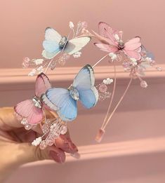 Fairy Garden Birthday Party, Butterfly Birthday Party, Photos Booth, Headband Jewelry, Butterfly Theme, Butterfly Birthday, Handmade Hair Accessories