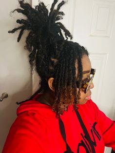 Pineapple Locs, Pineapple Loc Style, Loc Pineapple, Pineapple Hairstyle, Micro Braids, Black Femininity, Locs Hairstyles, Loc Styles