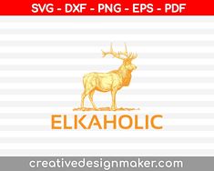 Elkaholic SVG PNG Cutting Printable Files Christmas Crafts To Make And Sell, Yoga Svg