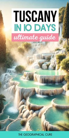 Pinterest pin graphic for 10 days in Tuscany itinerary