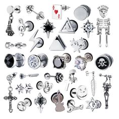 Description: SPECIFICATIONS Metals Type: Stainless Steel Model Number: Punk Earrings Item Type: Earrings Style: Punk Back Finding: Screw-back Earring Type: Stud Earrings Gender: Unisex s,Geometry Earrings,Hip Hop Jewelry, Gothic Geometry, Tennis Bags, Punk Earrings, Stud Earrings For Men, Studs Men, Womens Golf Shoes, Small Earrings Studs, Mens Bow Ties, Earrings Small