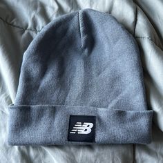 Never Worn, Very New Gray Beanie, New Balance Gray, Grey Beanie, New Balance, Accessories Hats, Women Accessories, Hats, Grey, Women Shopping