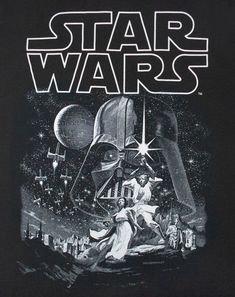 Star Wars A New Hope Poster Men's T-Shirt A New Hope Poster, Star Wars A New Hope, Grunge Posters, Classic Star Wars, Star Wars Prints, Star Wars 1977, Hope Poster, Black And White Stars, Poster Boys