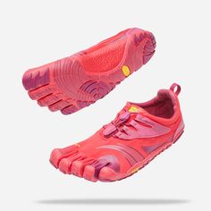 Purple Woman, Vibram Fivefingers, Toe Socks, Workout Shoes, Barefoot Shoes, Intense Workout, Red Purple, Lady In Red, Perfect Fit